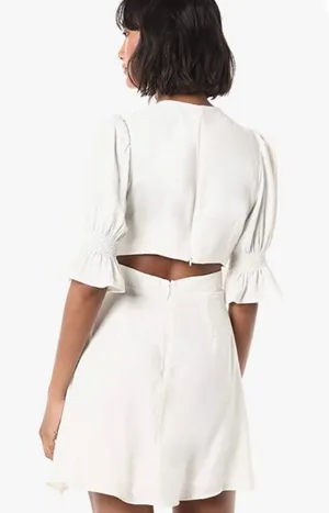 J.O.A. White Cut Out Mini Dress thumbnail 5