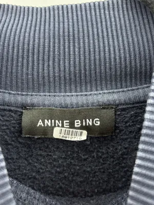 Anine Bing Bradie Bing Sweatshirt in Navy thumbnail 7
