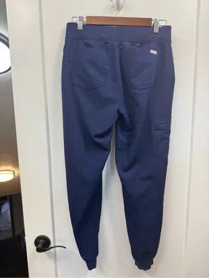 Figs Zamora Jogger Scrub‎ Pant Navy Blue Drawstring Medical Women’s Small thumbnail 3