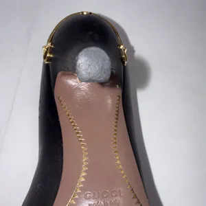 Gucci Amputee Right Only Old Money Classy Pump Leather Black Shoe Store Prop 36 thumbnail 9