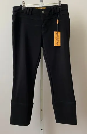 Allen B. Equestrian Office Siren Equestrian Capris Pants 30 Black thumbnail 1