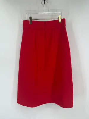 Ann Taylor Red Skirt Size 4 thumbnail 2
