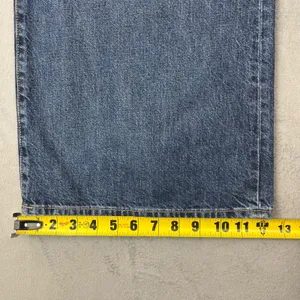 Nili Lotan Salome Wide Leg Jeans 27 Dark Wash High Rise Made in USA Cotton Denim thumbnail 5