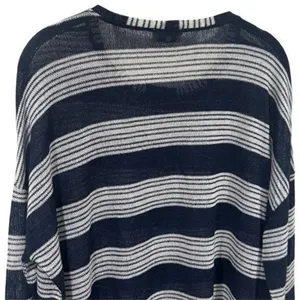 Show Me Your MuMu Stripe Lightweight Knit Long Sleeve Coastal Lagenlook Boho L‎ thumbnail 6