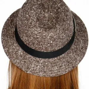 Something Special Bohemian Fedora Top Brown Embellished Band Autumn Bucket Hat thumbnail 5