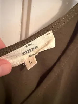 Olive Tank with Button Detail thumbnail 3
