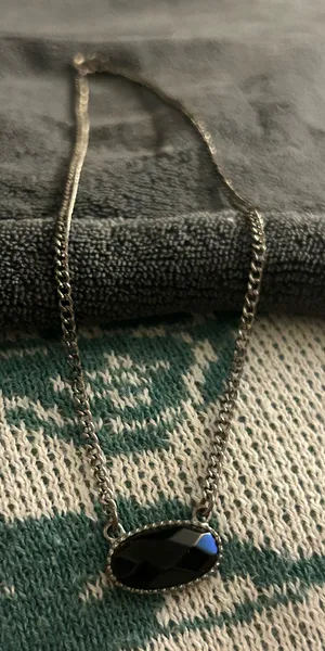 Black Gem Necklace thumbnail 1