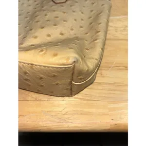 HOBO The Original Champagne Tan Ostrich Leather Shoulder Bag thumbnail 5