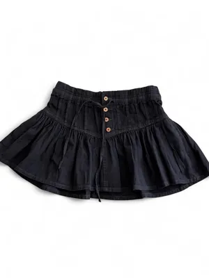 Free People Black Mini Skirt thumbnail 3
