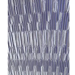 Astr The Label Purple Crinkle Pleated Midi Dress Size Medium V-Neck thumbnail 3