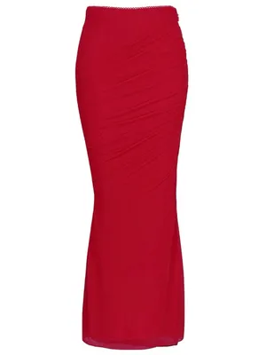 House of CB Cassidy Skirt Red Maxi thumbnail 3