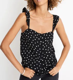 Madewell Polka Dot Top thumbnail 1