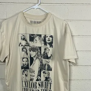 Taylor Swift The Eras Tour Cream Band Tee size M thumbnail 8