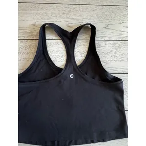 Lululemon Cool Racerback II Crop It Black thumbnail 3
