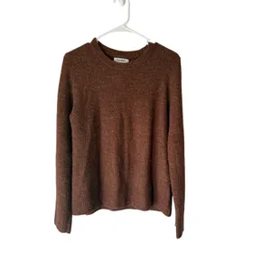 Old Navy Women's Brown Speckled Knit Crew Neck Sweater‎ Medium Preppy Casual thumbnail 2
