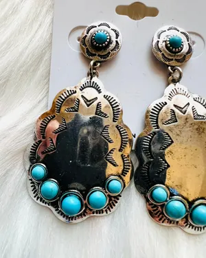 Mia’s Mirror Earrings Silver thumbnail 3