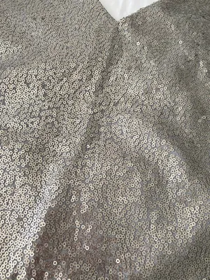 Silver Metallic Sequin Tank Top thumbnail 4
