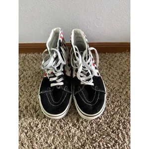 Vans off the Wall Skateboard Shoes Unisex US‎ M5.5 W7 Black White Check Lace-Up thumbnail 2
