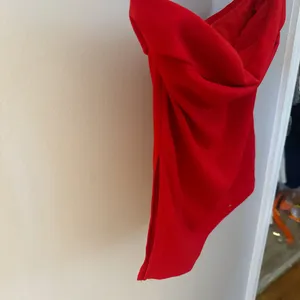 Red Strapless Top thumbnail 2
