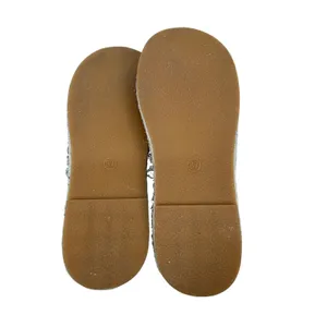 Frayed Canvas Thong Sandals Beige Tan Espadrille Whipstitch Flat‎ Slides Size 37 thumbnail 3