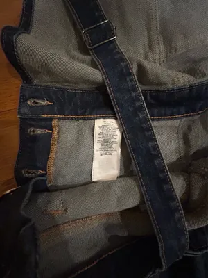 AUTHENTIC True Religion iconic horseshoe BF Slim Dark Wash Fashionable overalls thumbnail 20