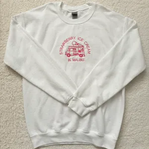 Boutique Olivia Rodrigo Deja Vu Strawberry Ice Cream in Malibu Sweatshirt thumbnail 1