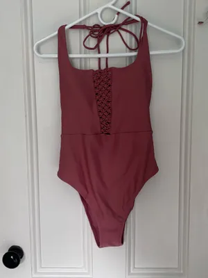 Open Back Aerie One-Piece Swimsuit thumbnail 3