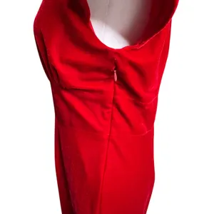 Kinji Red Velvet Off Shoulder Midi Dress Japanese Harajuku Medium thumbnail 5