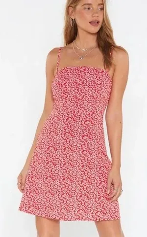 Nasty Gal Floral Mini Dress thumbnail 1