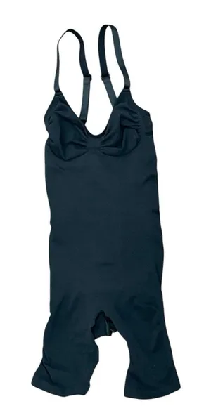 Skims Women's Black Sleeveless Shaping One Piece Shapewear Bodysuit Size XXS thumbnail 1