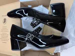 Kenneth Cole Reaction Women's Leeann Studs Mary-Jane Pumps- Size 8M thumbnail 6