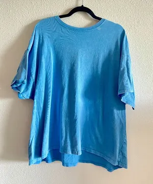 Shop Talulah Stonewash Blue Oversized T-Shirt Size M/L Madi Nelson Tee thumbnail 1
