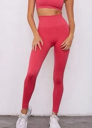 SET ACTIVE SculptFlex High Rise Compression Legging in Electric Pink Size S thumbnail 1