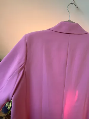 ASOS ONLY  Oversized Pink Blazer thumbnail 6