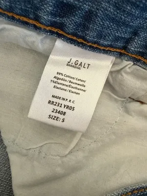 Brandy Melville John Galt Denim Ultra Mini Skirt - Casual Everyday Style thumbnail 2