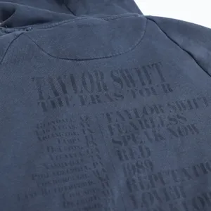 Taylor Swift The Eras Tour Hoodie Women L Charcoal Grey Concert Merch thumbnail 8