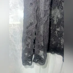 Victoria’s Secret black lace teddy/slip/dress size medium thumbnail 5