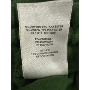 Aritzia TNA Sweatfleece Green Elastic Waist Wide Leg Trousers Sweatpants Size XS thumbnail 5