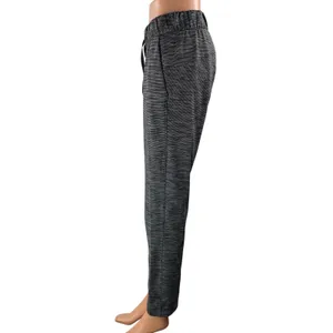Lululemon Jet Women's Heather Black Mid Rise Slim Tapered Trousers Pants Size 4 thumbnail 2