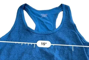 Athleta Women's Speedlight Racer Back Tank Size Medium Athletic Stretch blue thumbnail 8