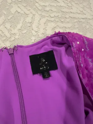 Revolve Purple Sequin x NBD Dress thumbnail 3