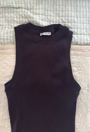 ZARA Black Tank Top thumbnail 3