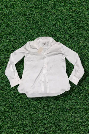 A New Day NWT White Button-Up Long Sleeve Shirt thumbnail 2