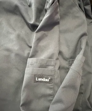 Landau bottoms are a size Large. Gray thumbnail 4