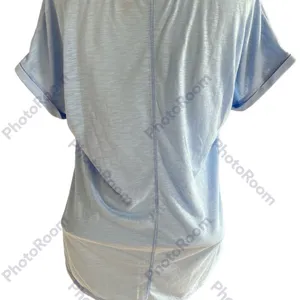 Lilly Pulitzer Luxletic Top Bryana Tee Size XS Summer Blue Lightweight T-Shirt thumbnail 4