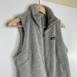 Patagonia Los Gatos Fleece Vest Size Medium Grey Womens Full Zip thumbnail 6