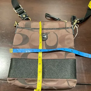 VINTAGE‎ COACH CANVAS CROSSBODY thumbnail 6