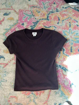 Urban Outfitters BDG brown ribbed short sleeve thumbnail 3
