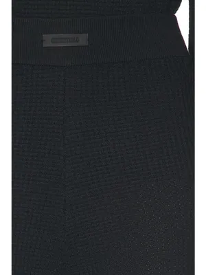 Fear of God ESSENTIALS Waffle Leggingsin Black Large New Womens Knit Pants thumbnail 6