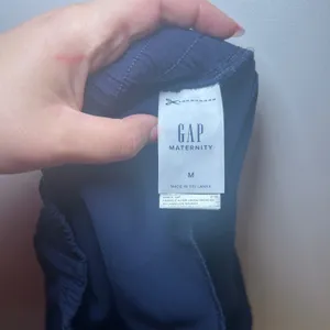 Gap Maternity Navy Blue Wide Leg Versatile Trousers Pants Medium Regular comfy thumbnail 5